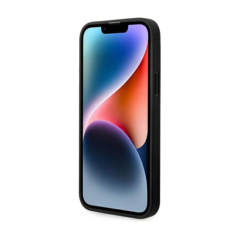 Karl Lagerfeld Saffiano Mono Metal Logo – dėklas, skirtas iPhone 14 Plus (pilkas)