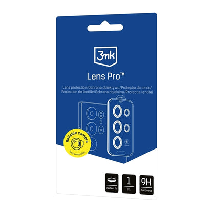 3mk Lens Protection Pro - Stiklinė apsauga Samsung Galaxy S26 Ultra kamerai (Juoda)