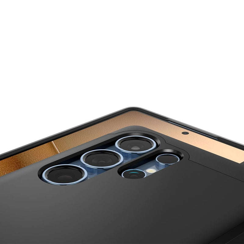 Spigen Tough Armor MagSafe – dėklas, skirtas „Samsung Galaxy S25 Ultra“ (juodas)