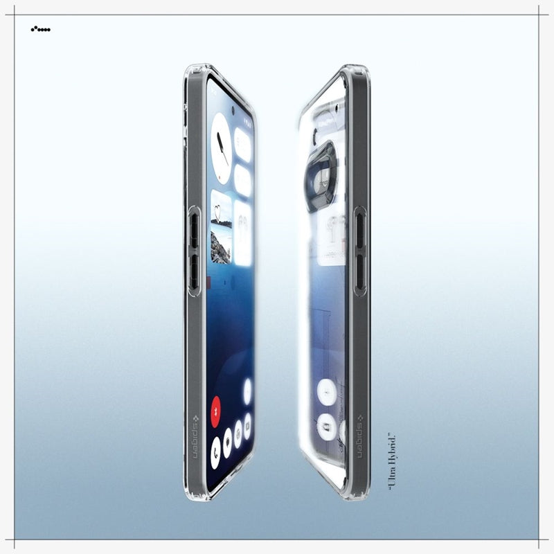 Spigen Ultra Hybrid – dėklas, skirtas Nothing Phone 3a (Space Crystal)