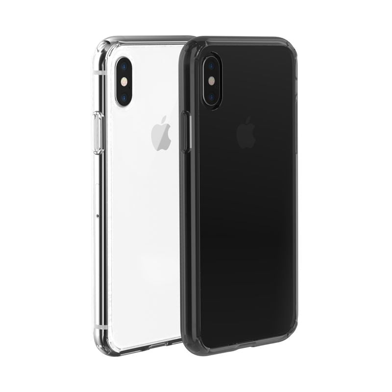Just Mobile Tenc Air dėklas skirtas „iPhone Xs“ / „X“ (skaidri juoda)