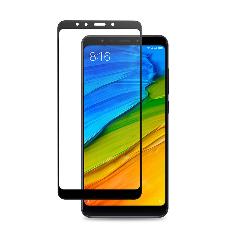 Crong 7D Nano Lankstus stiklas – visišką ekraną dengiantis hibridinis ekrano apsauga 9H Xiaomi Redmi 5