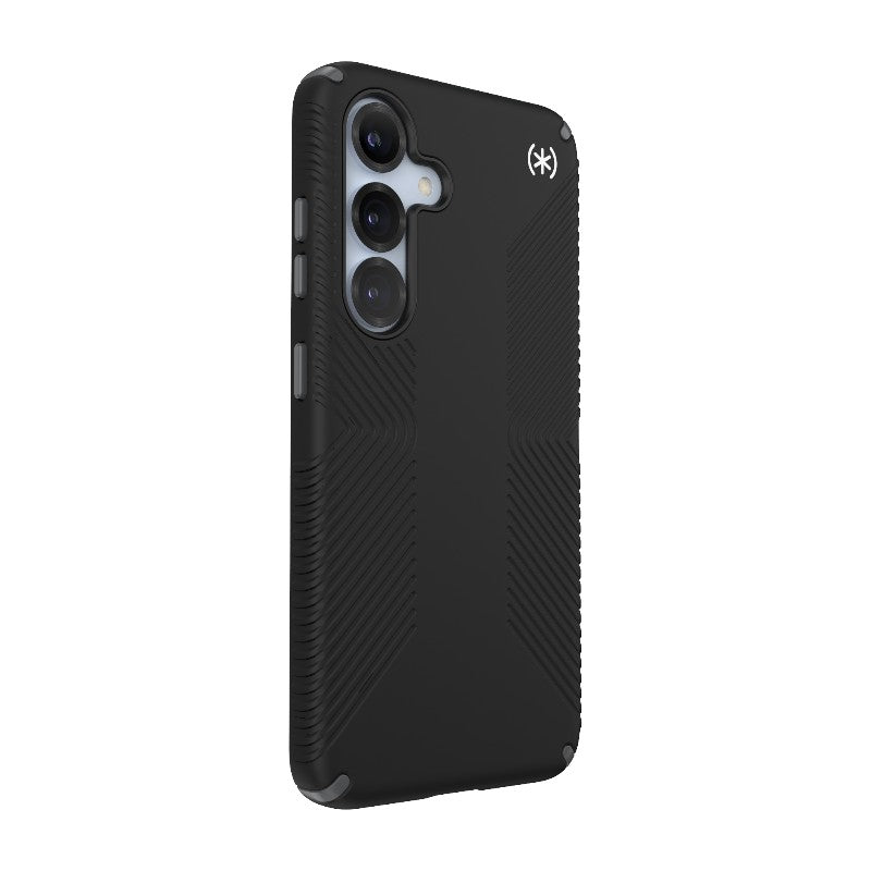 Speck Presidio2 Grip Magnet – dėklas Samsung Galaxy S25 / 24 MagSafe (juodas/skalūno pilkumo/baltas)