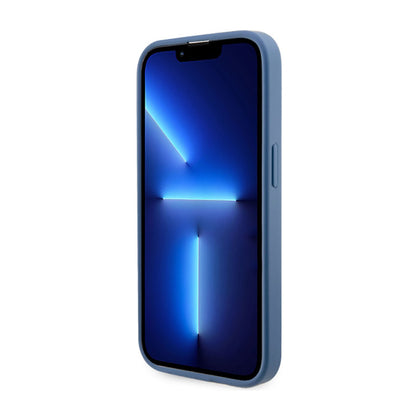 Guess 4G Printed Stripes MagSafe - Dėklas, skirtas iPhone 14 Pro (mėlynas)