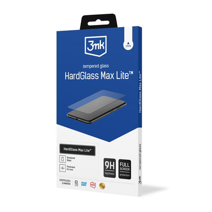3mk HardGlass Max Lite – Grūdintas stiklas, skirtas Motorola Moto G55 5G (Juoda)