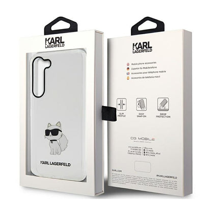 Karl Lagerfeld IML NFT Choupette – dėklas, skirtas Samsung Galaxy S23 (skaidrus)
