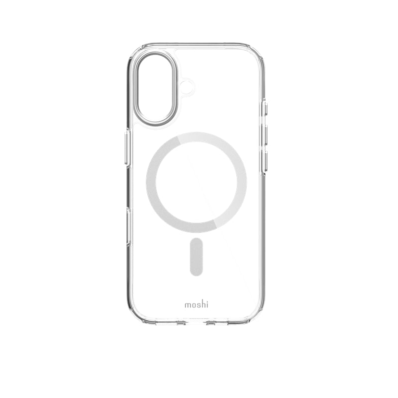 Moshi iGlaze MagSafe dėklas iPhone 17 (Luna Silver)