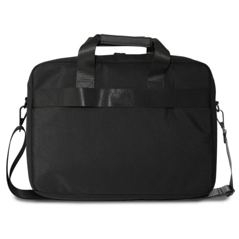 BMW Nylon Mėlyna Juosta – Nešiojamojo kompiuterio krepšys 16" (Juodas)