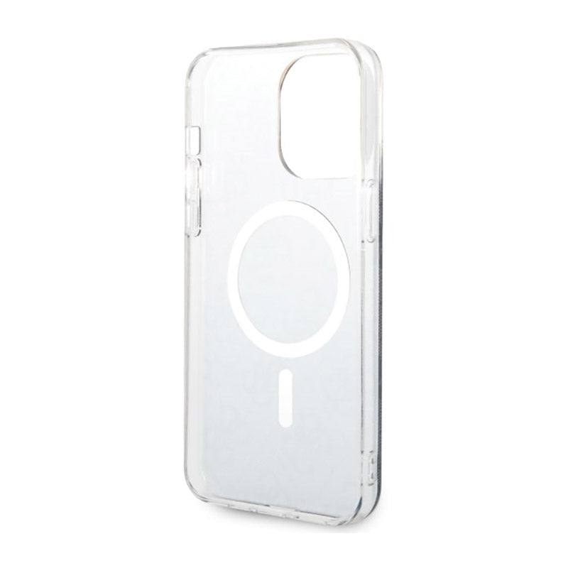 Guess 4G MagSafe – dėklas, skirtas iPhone 14 Pro Max (juodas)