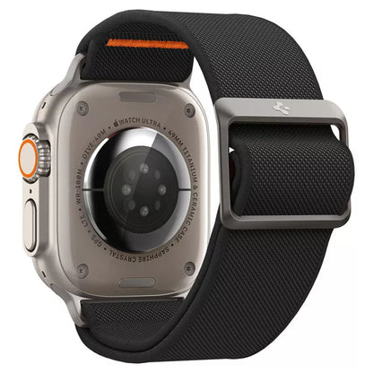 Spigen Fit Lite Ultra – dirželis, skirtas Apple Watch 42/44/45/49 mm (juodas)