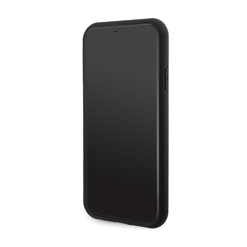 Guess 4G Triangle Metal Logo - dėklas, skirtas iPhone 11 (juodas)