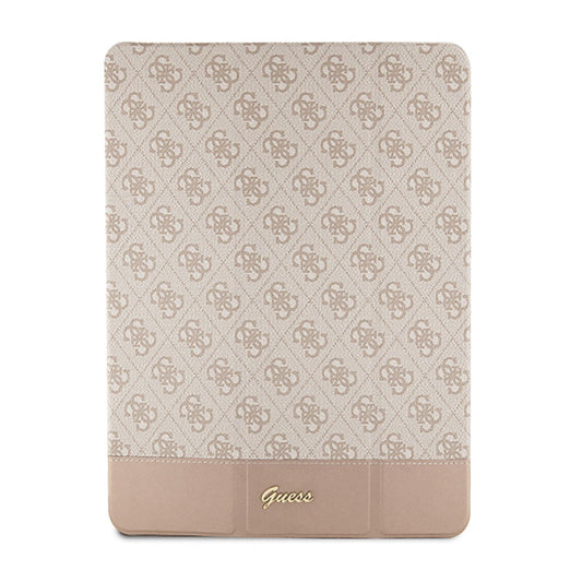 Guess 4G Stripe Allover – dėklas iPad Pro 12.9" (2022–2020) (rožinis)