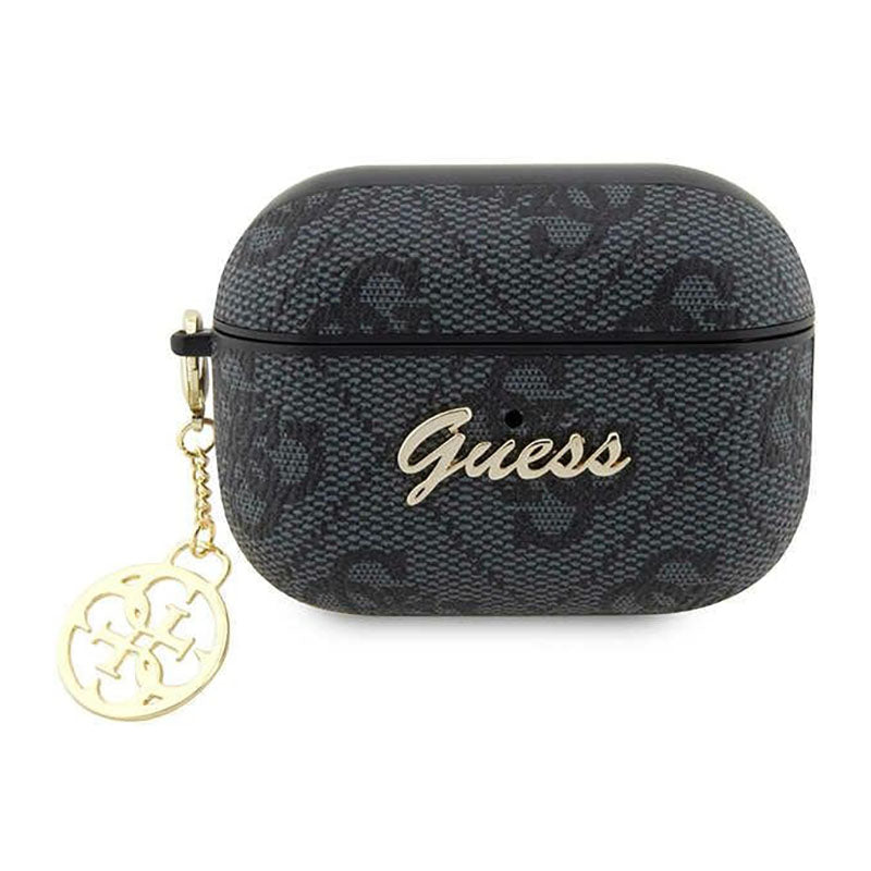 Guess 4G Charm Collection dėklas Apple AirPods Pro 2 (Juodas)