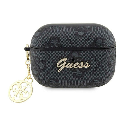 Guess 4G Charm Collection dėklas Apple AirPods Pro 2 (Juodas)