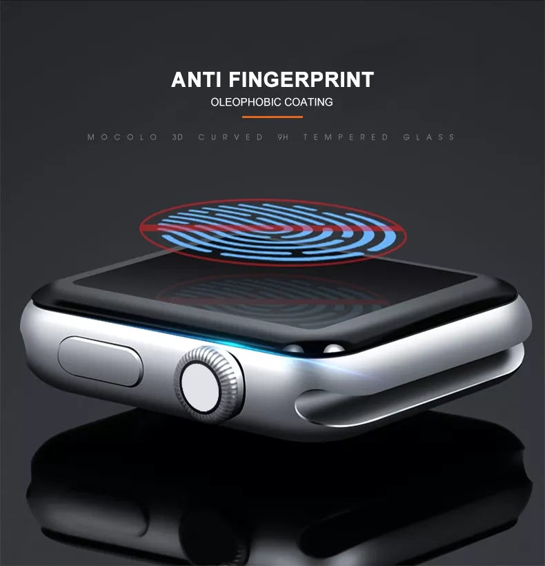 Mocolo 3D Glass Full Glue – apsauginis stiklas „Apple Watch 7/8“ 45 mm ekranui