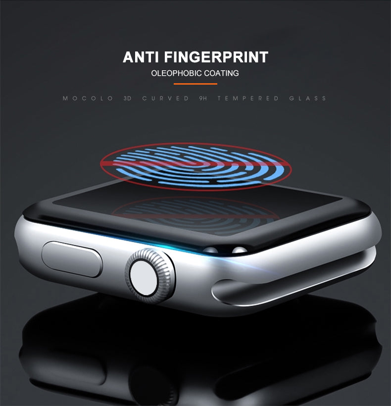 Mocolo 3D Glass Full Glue – apsauginis stiklas „Apple Watch 7/8“ 45 mm ekranui