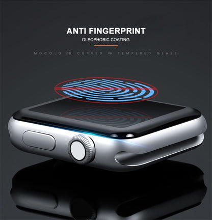 Mocolo 3D Glass Full Glue – apsauginis stiklas „Apple Watch 7/8“ 45 mm ekranui