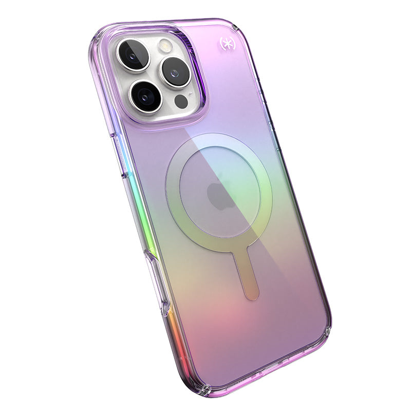 Speck Presidio2 Lux MagSafe - Dėklas iPhone 16 Pro Max (Amazing Purple / Clear)