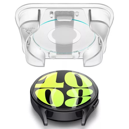 Spigen GLAS.TR EZ FIT 2 vnt. – grūdintas stiklas, skirtas Samsung Galaxy Watch 7 44 mm (2 vnt.)