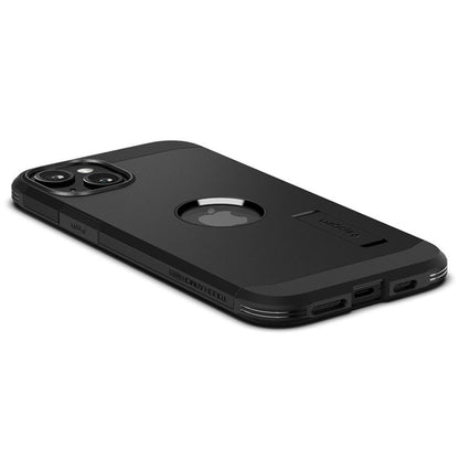 Spigen Tough Armor Mag MagSafe – dėklas, skirtas „iPhone 15“ (juoda)