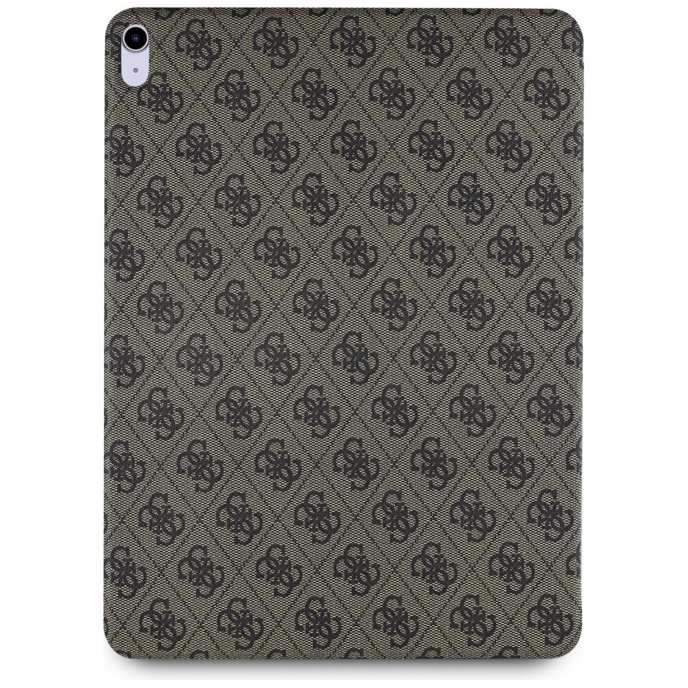 Guess Magnetic 4G Big Logo – dėklas, skirtas iPad Air 13" M3 (2025) / iPad Air 13" M2 (2024) (rudos spalvos)