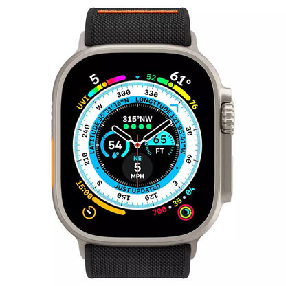 Spigen Fit Lite Ultra – dirželis, skirtas Apple Watch 42/44/45/49 mm (juodas)