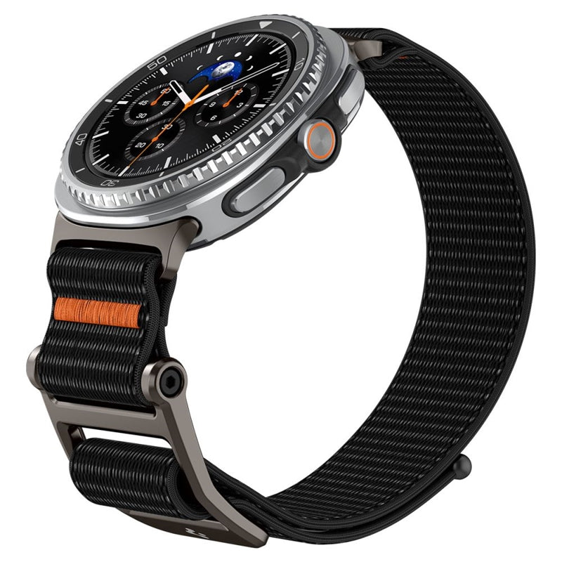 Spigen DuraPro Flex - Apyrankė skirta Samsung Galaxy Watch 8 / 8 Classic 40 / 44 / 46 mm (Juodos spalvos)