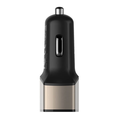Nillkin Celerity automobilinis įkroviklis - 2x USB-A + 1x USB-C, 32W (auksinis)