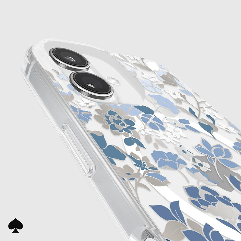 Kate Spade New York Apsauginis "Gems MagSafe" – dėklas "iPhone 16" (žiedų mėlyna)