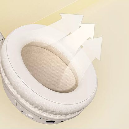 WEKOME M11 Enjoyer serija – belospalvės bevielės ausinės ant ausies su „Bluetooth V5.3 ANC“ technologija