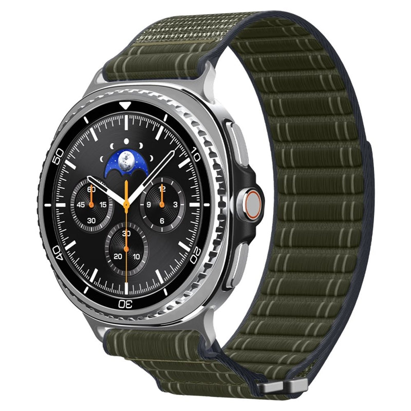 Spigen WBF0 Band - Žalias dirželis Samsung Galaxy Watch 8 / 8 Classic 40 / 44 / 46 mm