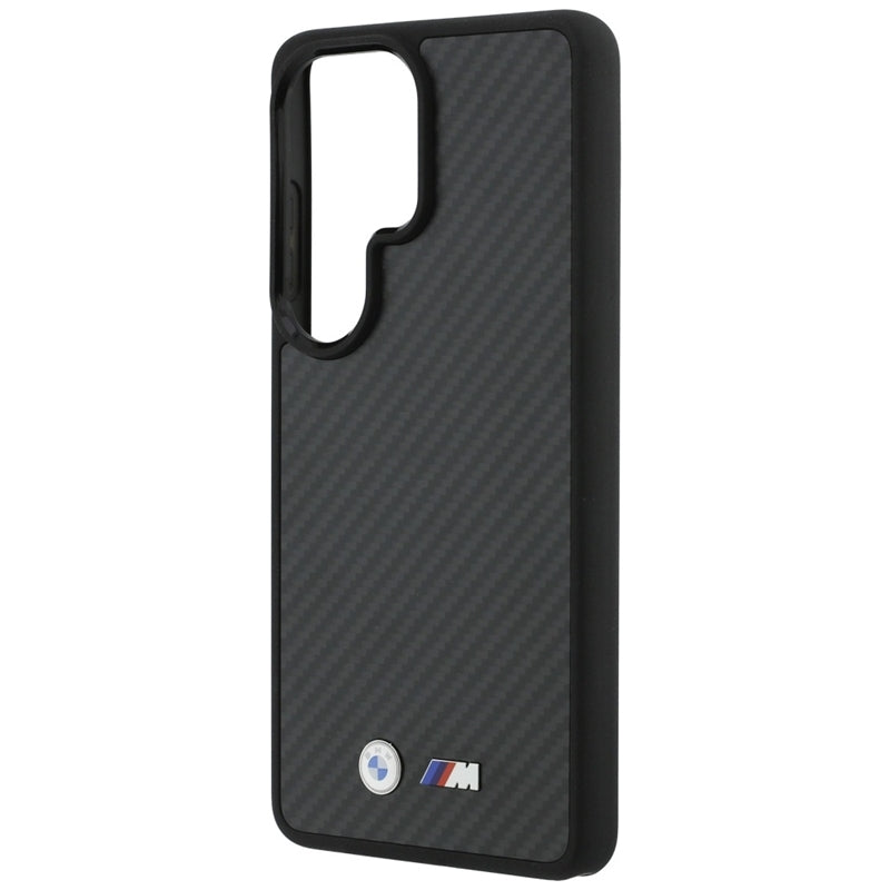 BMW M Kevlar Logo MagSafe - Samsung Galaxy S26 Ultra dėklas (juodas)