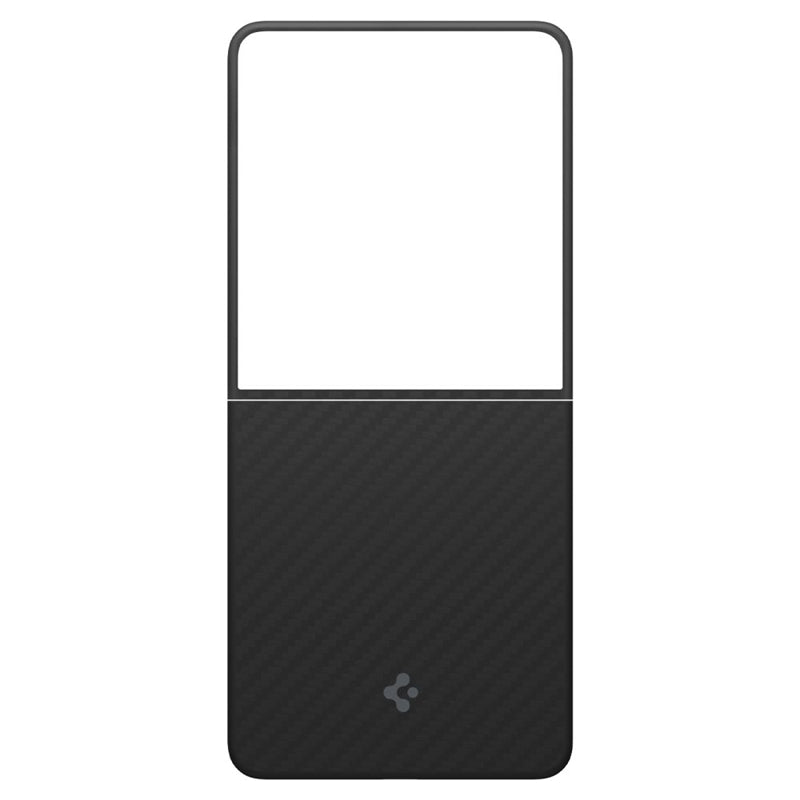Spigen Airskin Aramid – Dėklas, skirtas Samsung Galaxy Z Flip 7 (juodas)
