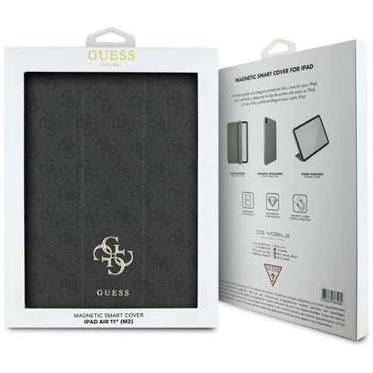 Guess Magnetic 4G Big Logo – dėklas iPad Air 11" M3 (2025) / iPad Air 11" M2 (2024) (juodas)