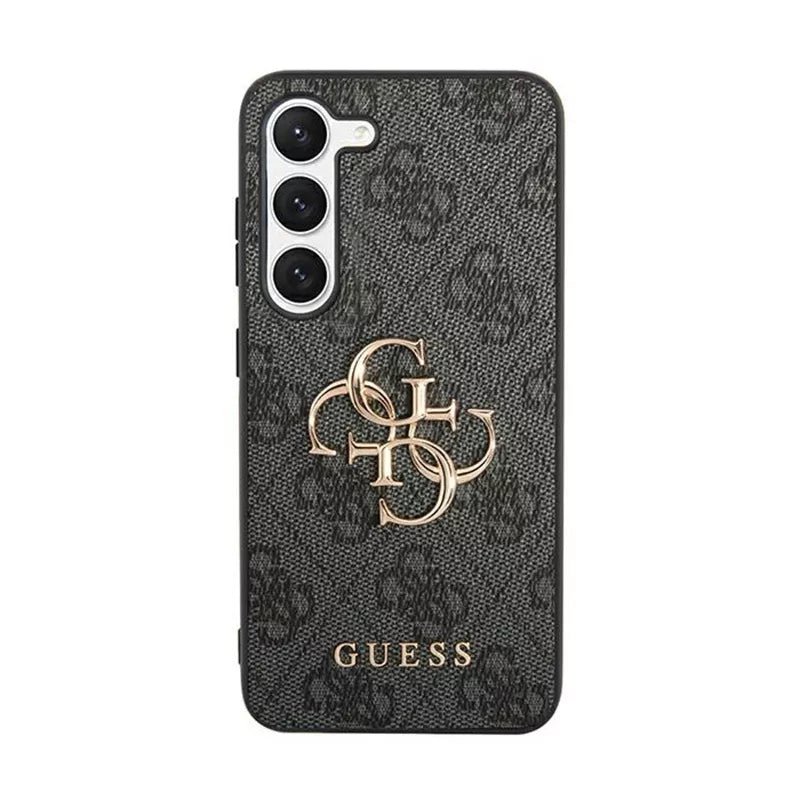 Guess 4G Big Metal Logo – dėklas Samsung Galaxy A55 5G (juodas)