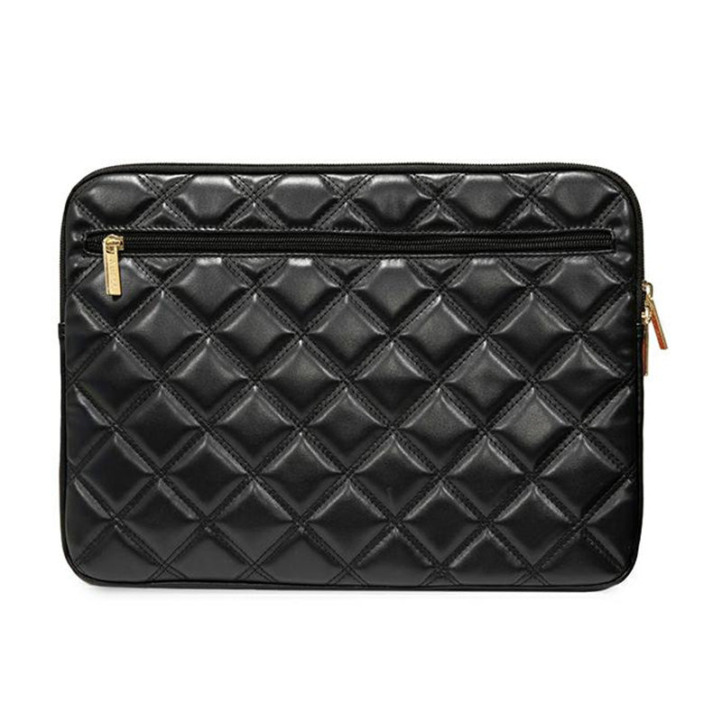 Guess Quilted 4G Sleeve – Nešiojamojo kompiuterio dėklas 13" / 14" (juodas)