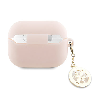 Guess 3D Rubber 4G Diamond Charm – dėklas skirtas AirPods Pro 2 (rožinis)