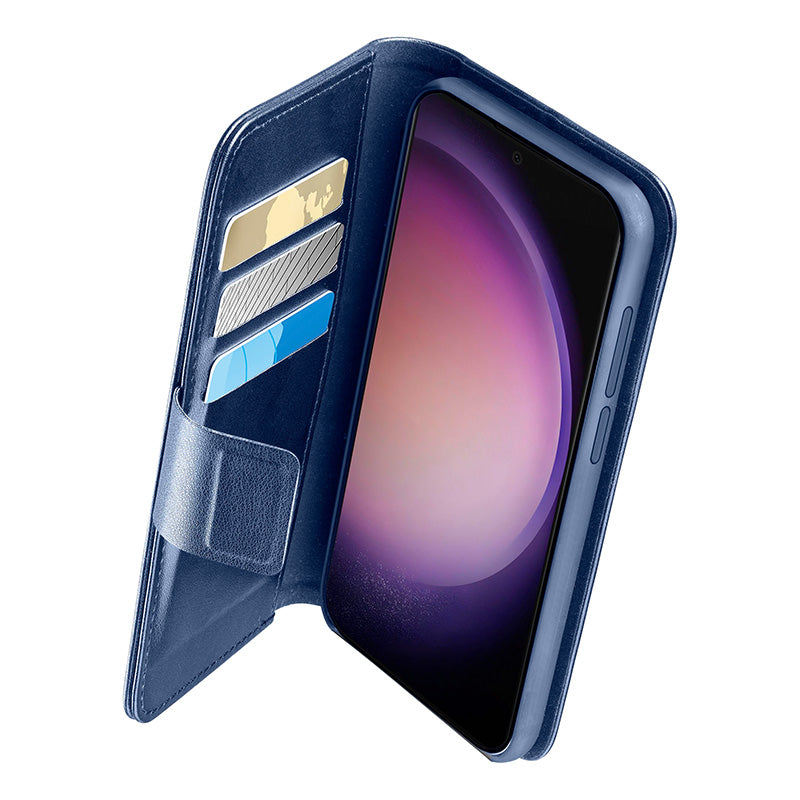 Cellularline Book Agenda – dėklas „Samsung Galaxy S24 Ultra“ (tamsiai mėlynas)