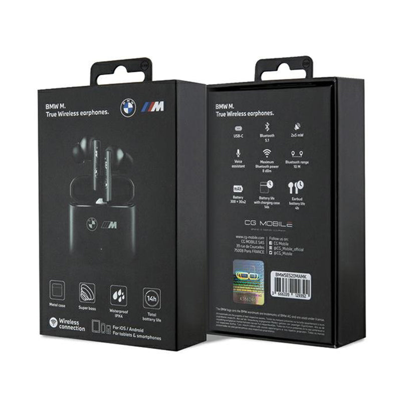 BMW M kolekcija - TWS ausinės + dokavimo stotelė (juoda)