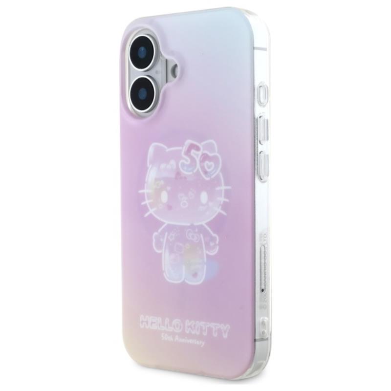 Hello Kitty IML 50-mečio jubiliejus MagSafe – dėklas, skirtas iPhone 16 (rožinis)