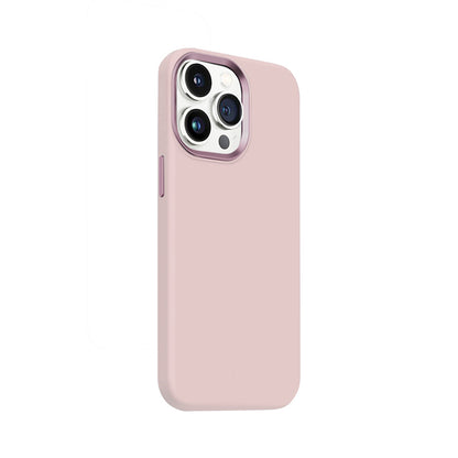 Crong Color Cover LUX Magnetic - „iPhone 15 Pro“ dėklas su MagSafe (rožinis)