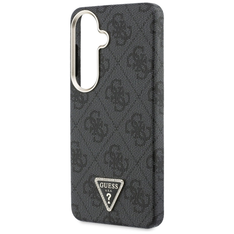 Guess 4G Triangle Logo MagSafe - Samsung Galaxy S26 dėklas (Juodas)