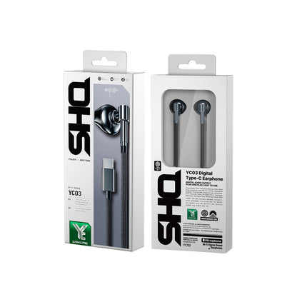 WEKOME YC03 SHQ Series - USB-C laidinės ausinės (Tarnish)