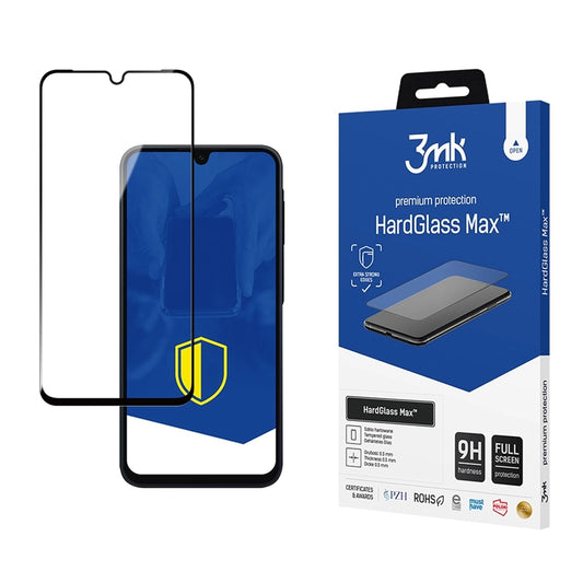 3mk HardGlass Max – Grūdintas stiklas, skirtas Samsung Galaxy A16 4G/5G / A17 4G/5G (juodas)
