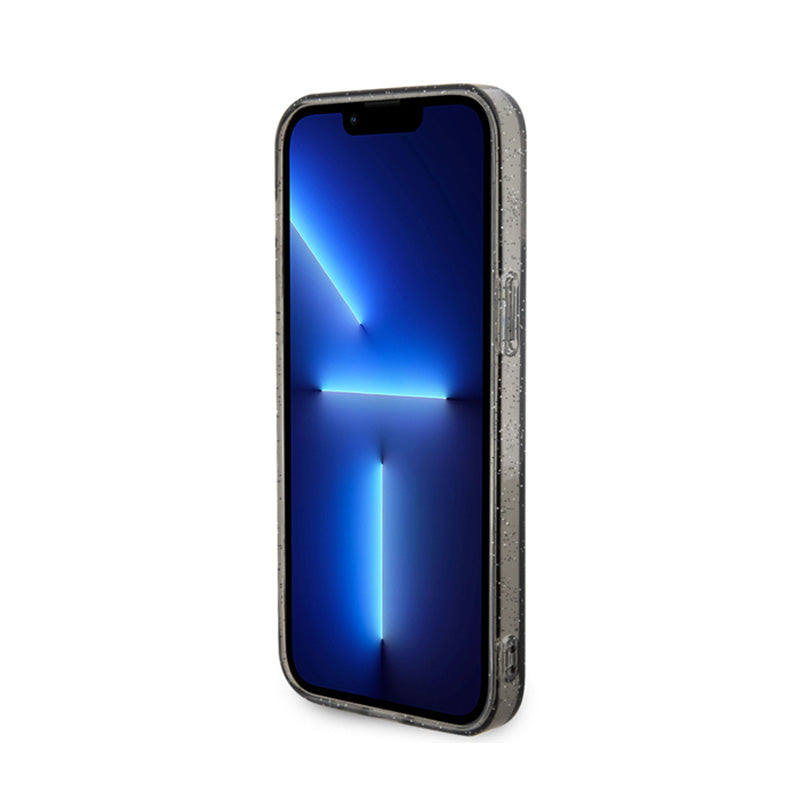 Karl Lagerfeld Karl & Choupette Glitter Magsafe – dėklas iPhone 15 Pro Max (juodas)