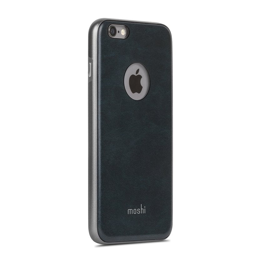 Moshi iGlaze Napa – dėklas skirtas iPhone 6s Plus / iPhone 6 Plus (Midnight Blue)