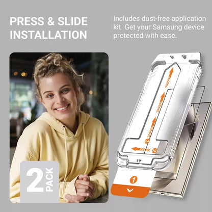 Crong EasyShield 2 vnt. - Grūdintas stiklas, skirtas Samsung Galaxy S25+ / S24+