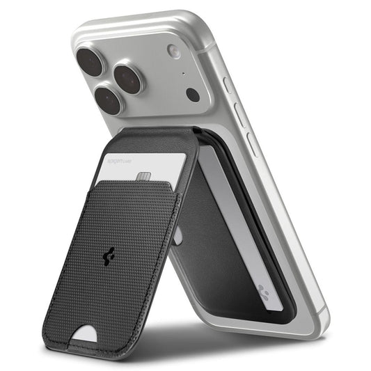 Spigen S314-2 Slim Fold Tripod MagSafe - Magnetinė piniginė su stovo funkcija (juoda)