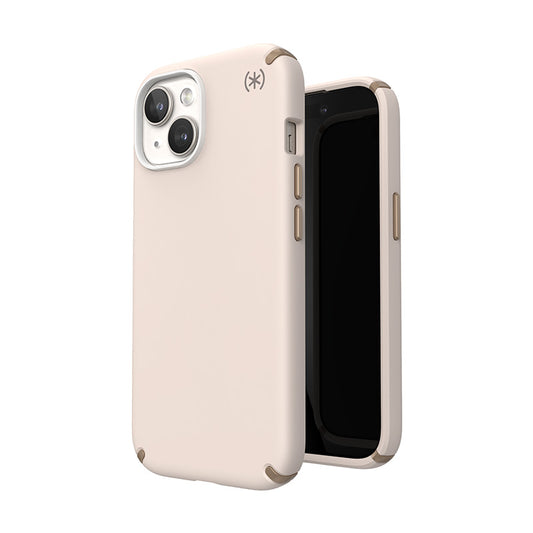 Speck Presidio2 Pro Magsafe - dėklas, skirtas iPhone 16e / iPhone 15 / iPhone 14 / iPhone 13 (Bleached Bone / Heirloom Gold / Hazel Brown)