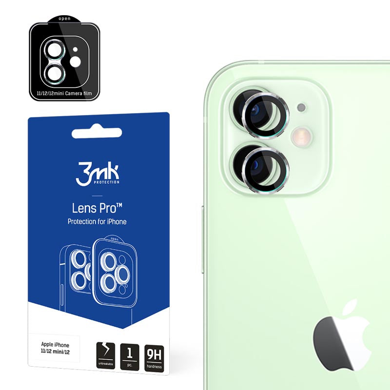 3mk Lens Protection Pro – fotoaparato lęšių stiklas, skirtas iPhone 12 / iPhone 12 Mini / iPhone 11